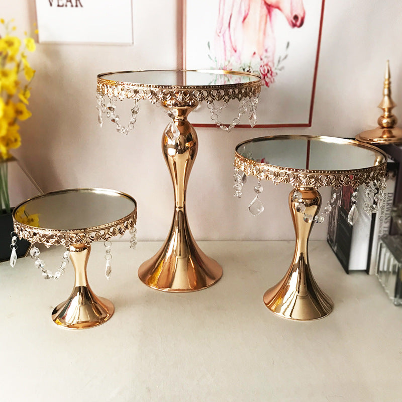 Shop Rose Gold Cake Stands and Mirrored Platforms for Weddings – Luna ...