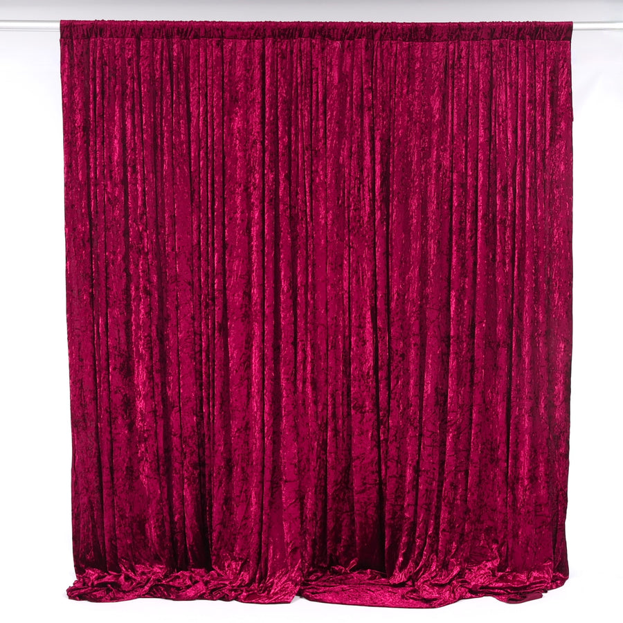 Velvet Backdrop Curtain - Burgundy (3x3m)