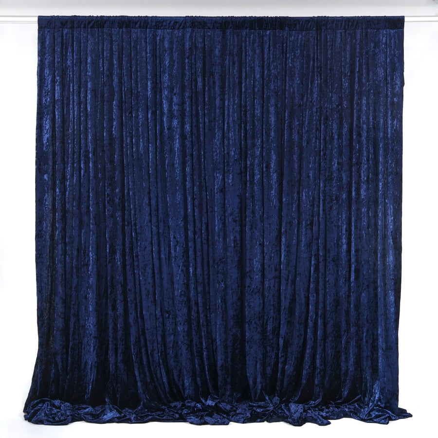 Velvet Backdrop Curtain - Navy (3x3m)