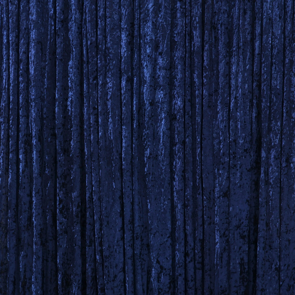 Velvet Backdrop Curtain - Navy (3x3m), close up of material