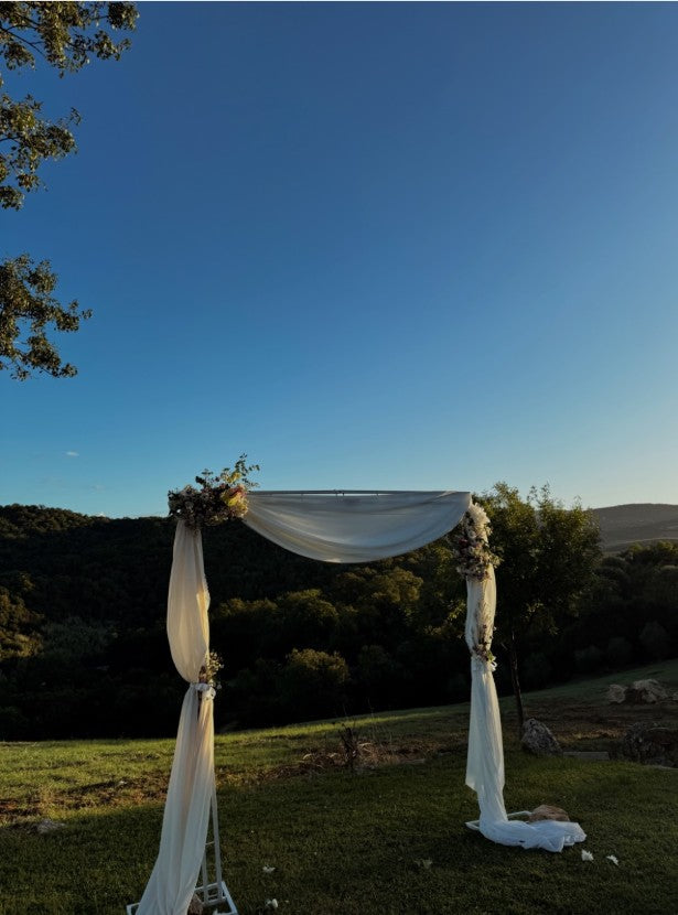 How to Style Wedding Ceiling Drapes for a Romantic, Elevated Venue