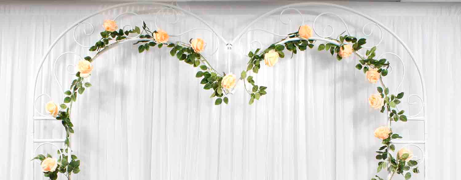 Artificial Flower Garlands, Vines and Hanging Flowers