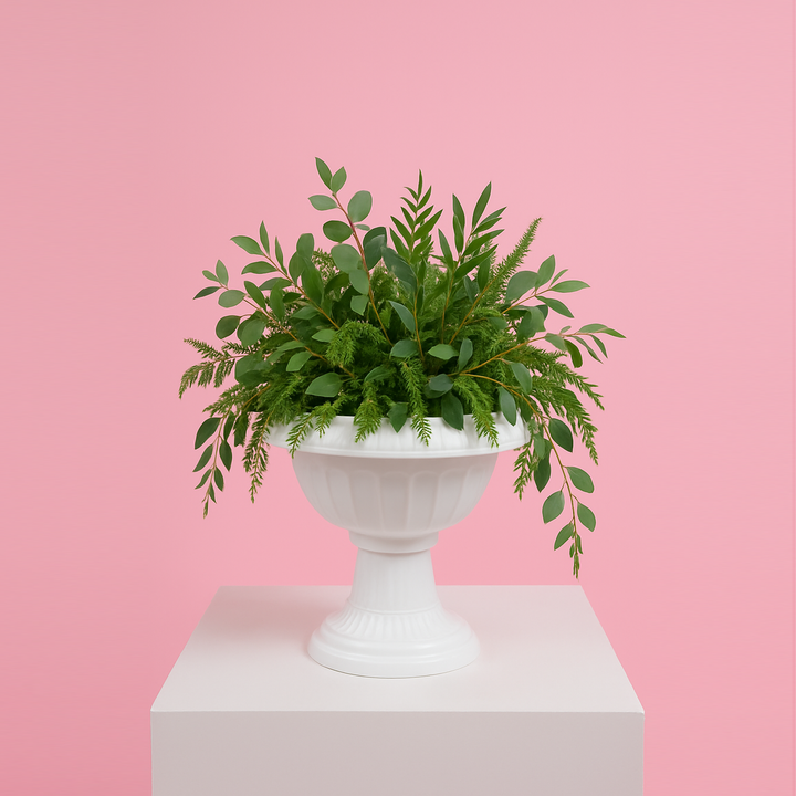 Vintage Urn Centrepiece Vase  (14cmH)