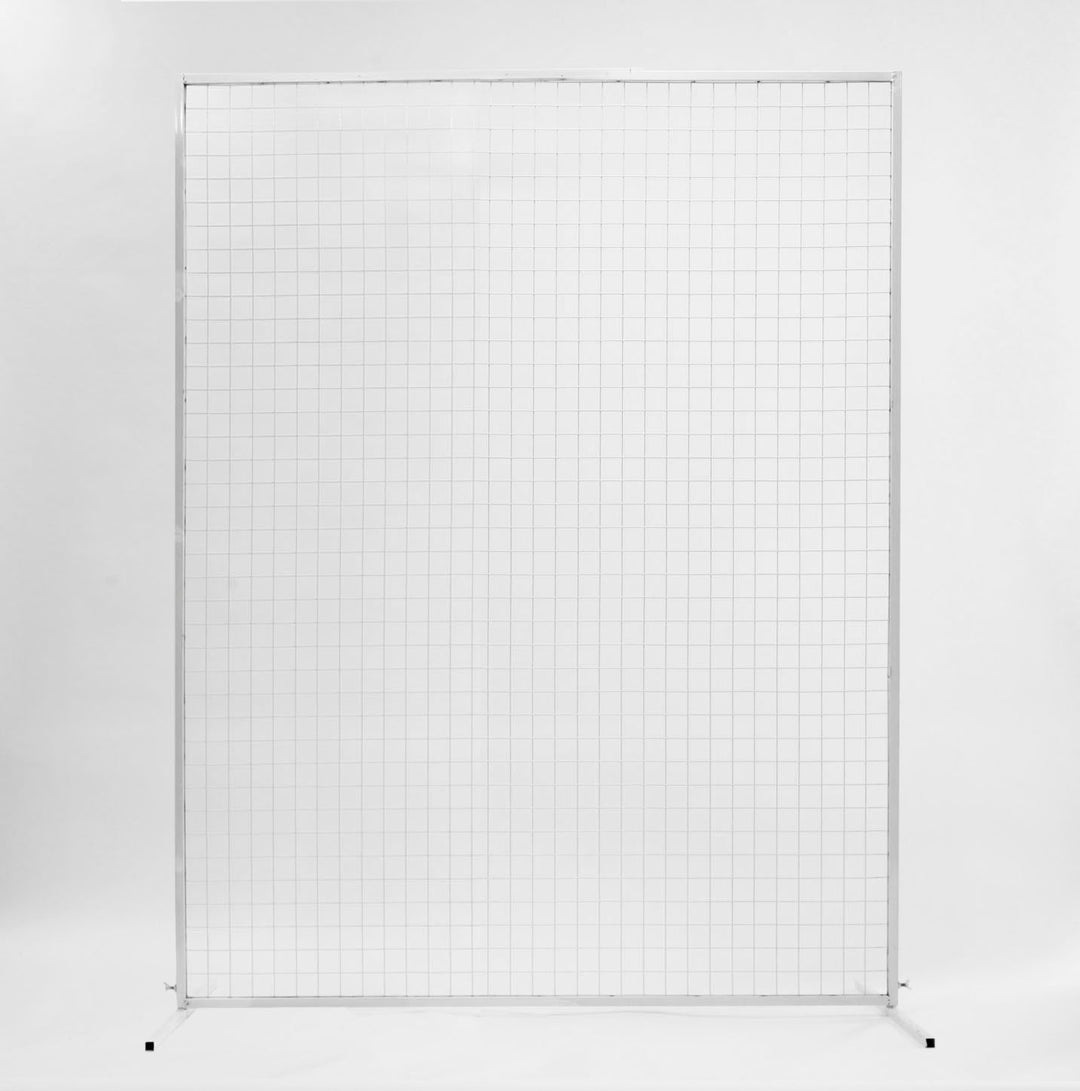 Box Hedge Greenery Wall + White Mesh Frame Freestanding COMBO - (2m x 1.8m) *BEST VALUE*