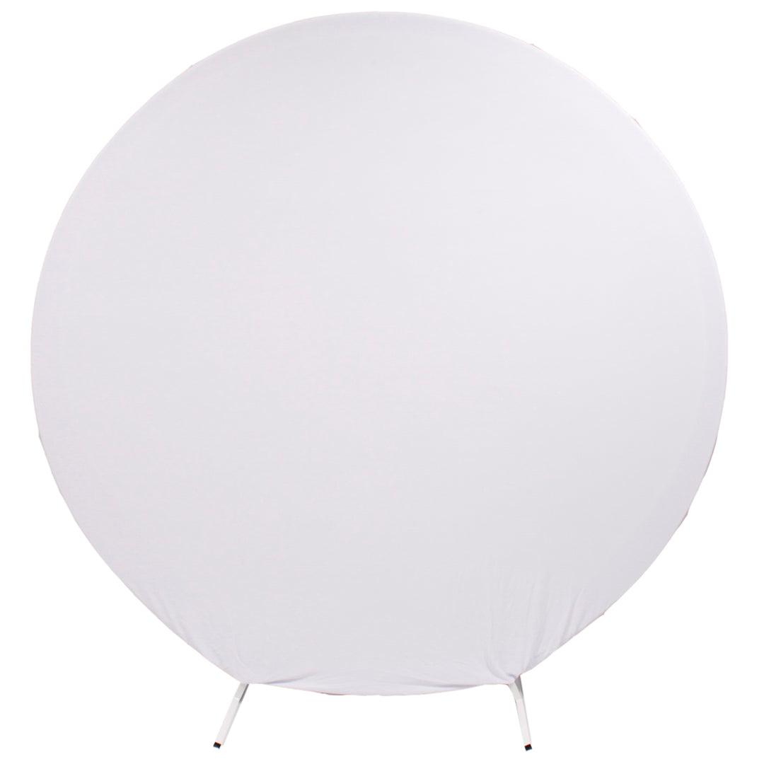 Round Lycra Frame Cover - White (2m)