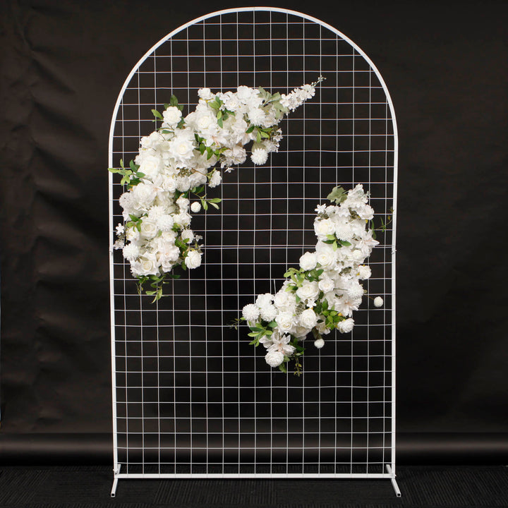 2pc Wedding Arch Flower Garland Set - White