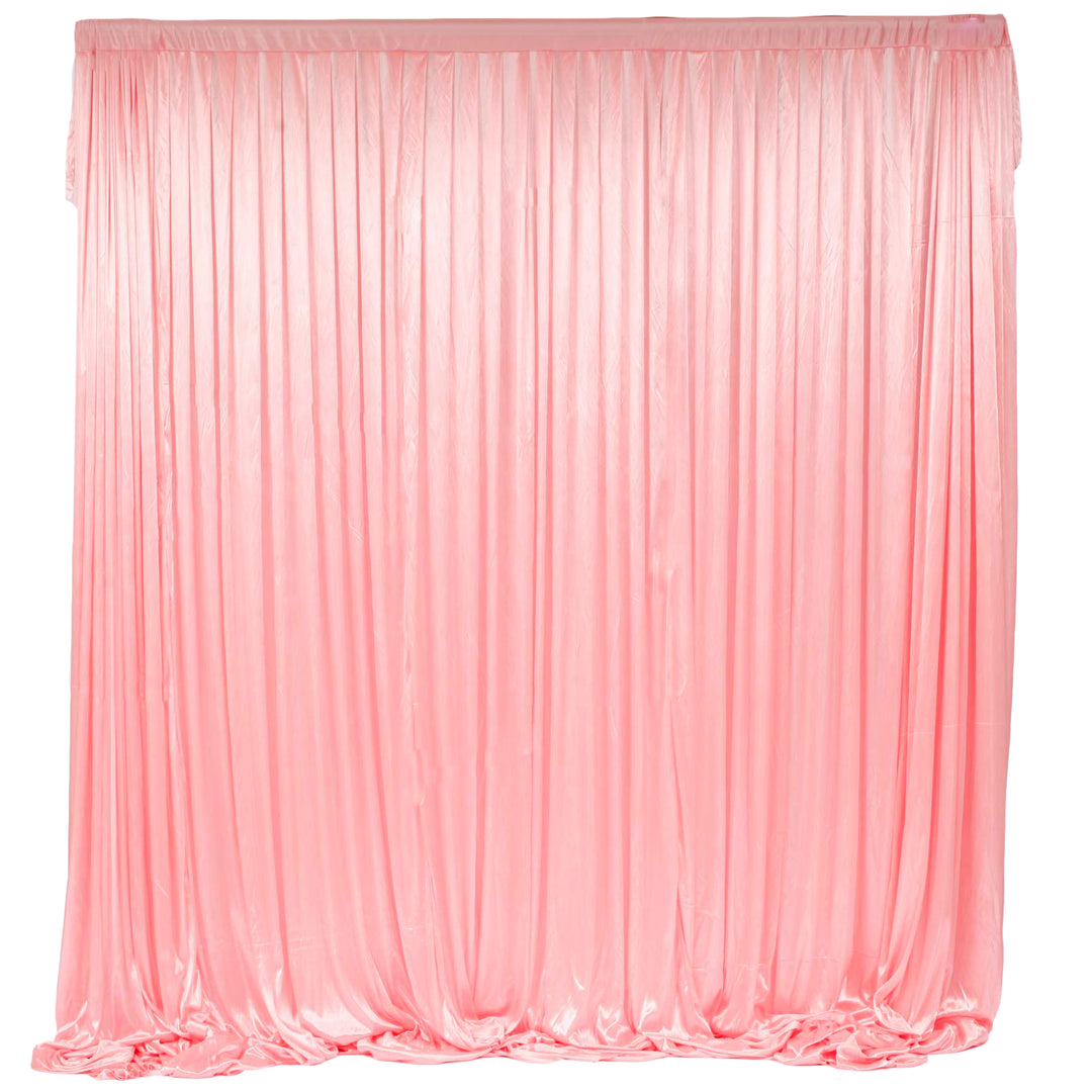 Blush Ice Silk Satin Backdrops - No Swag - 3 meters length x 3 meters high