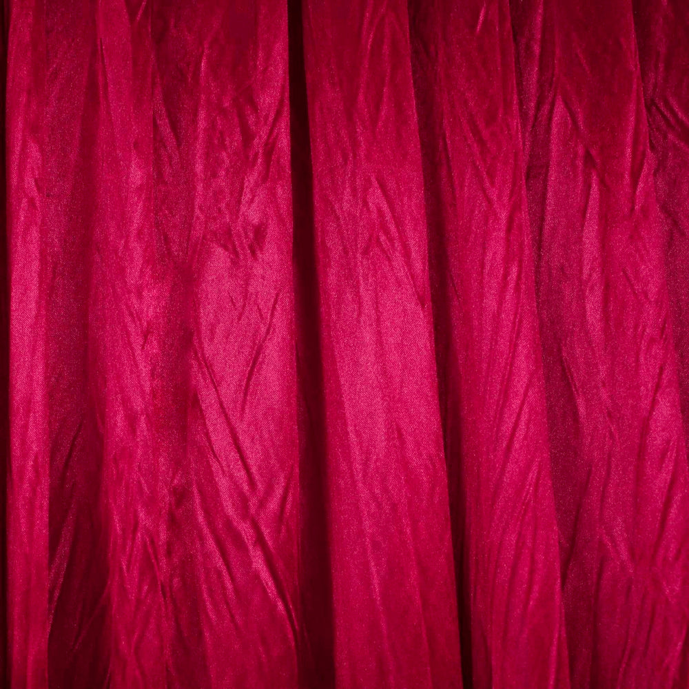 Burgundy Ice Silk Satin Backdrops - No Swag - 3 meters length x 3 meters high detail