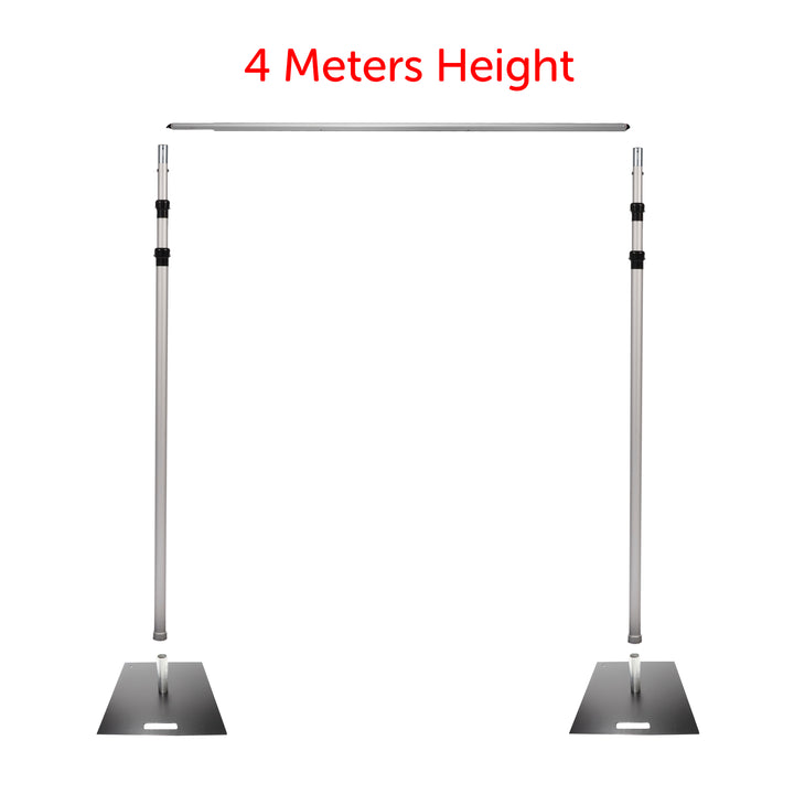 Backdrop Stand Set - Pipe and Drape (3m Wide x 4m High)