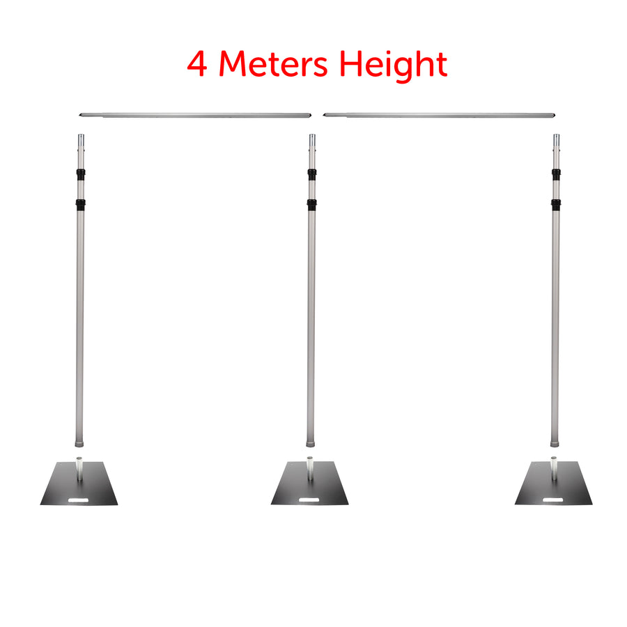 Backdrop Stand Set - Pipe and Drape (6m Wide x 4m High)