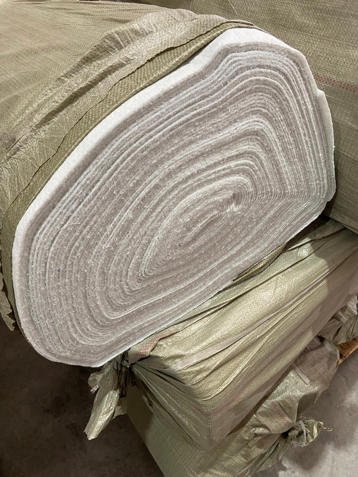 CLEARANCE BULK Felt Aisle Runner - White - No Backing (50m)