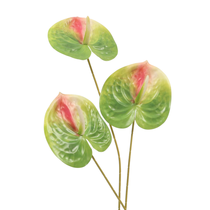 Artificial Anthurium Stem - Green x3