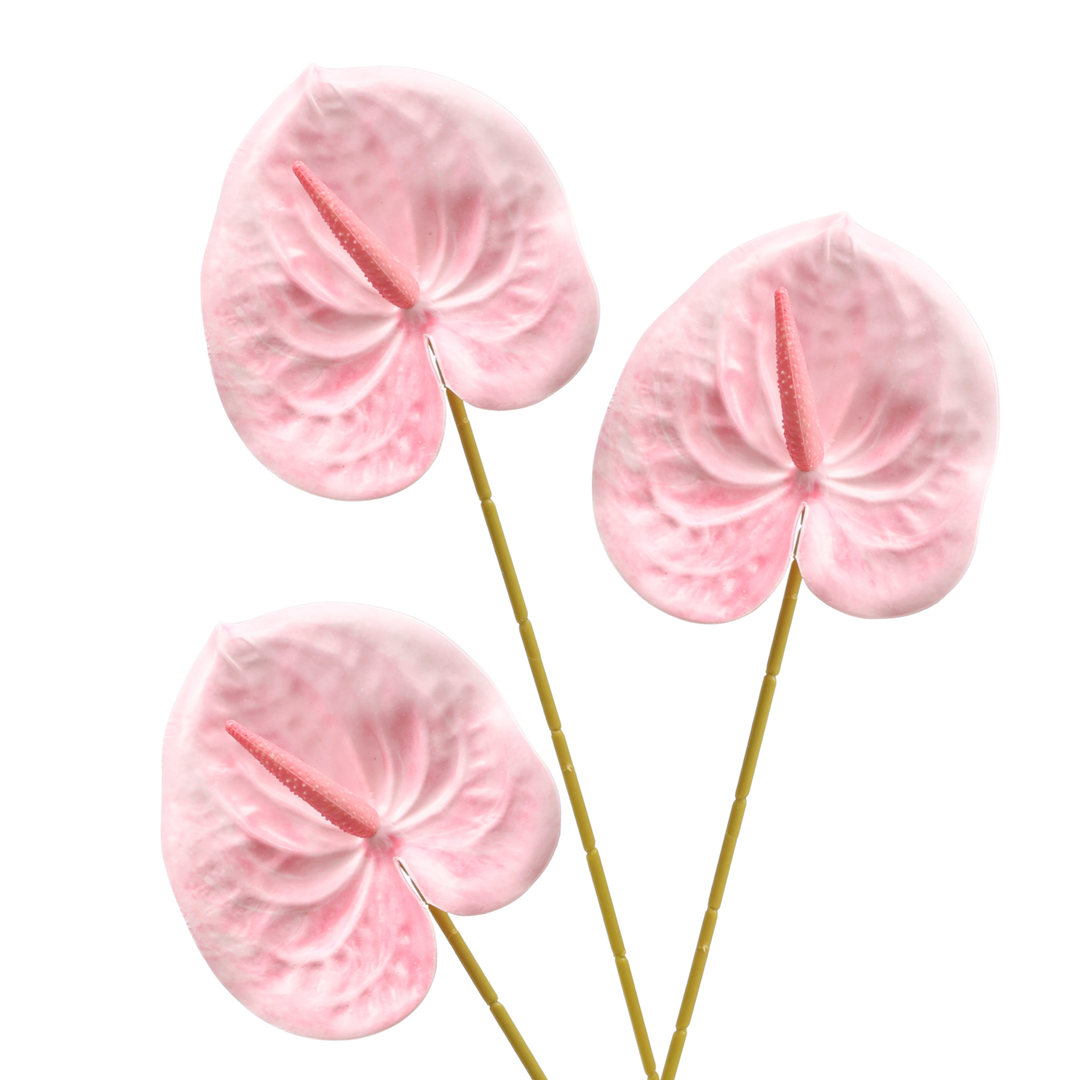 Artificial Anthurium Stem - Pink
