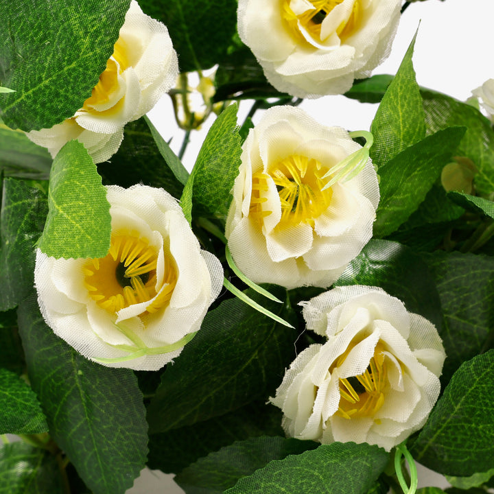 White Rose (3cm) Flower Waterfall Bouquet - 1m