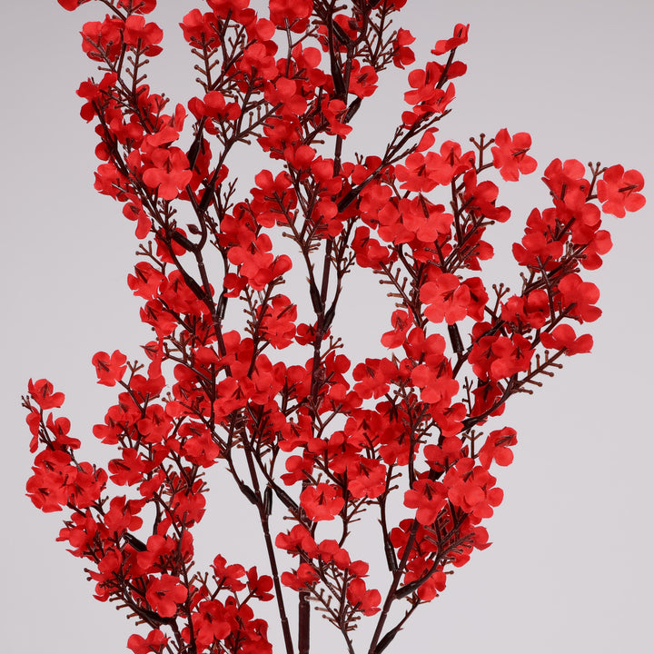 Premium Large Cherry Blossom Branch - Red (1.1m)
