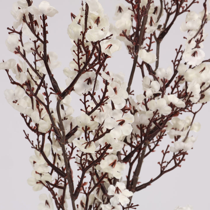 Premium Large Cherry Blossom Branch - White (1.1m)