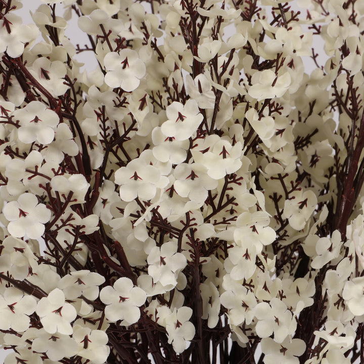Small Cherry Blossom Branches - White (50cm)