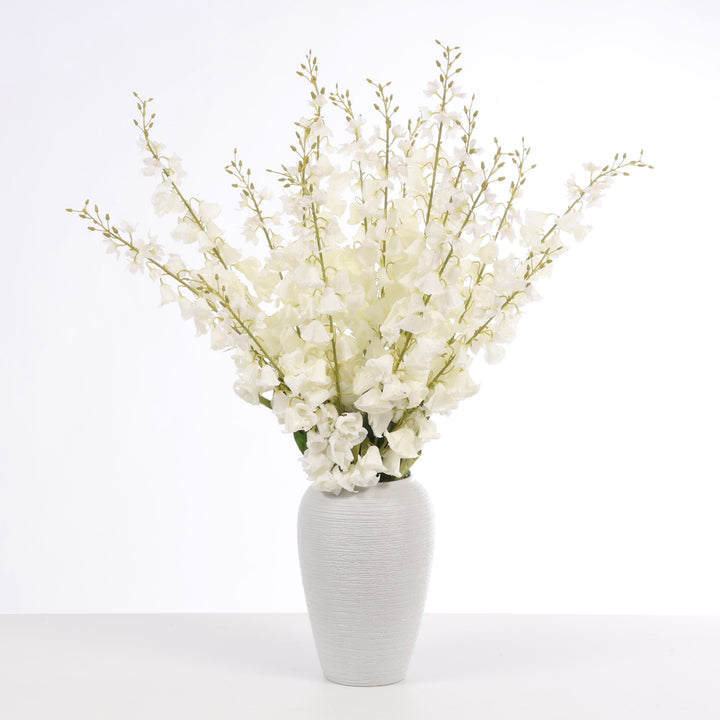 Artificial Foxglove - Large Stem - White