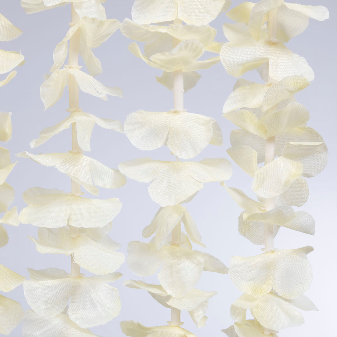 Large Orchid Hanging Garland - Light Yellow (2m) flower detail 2