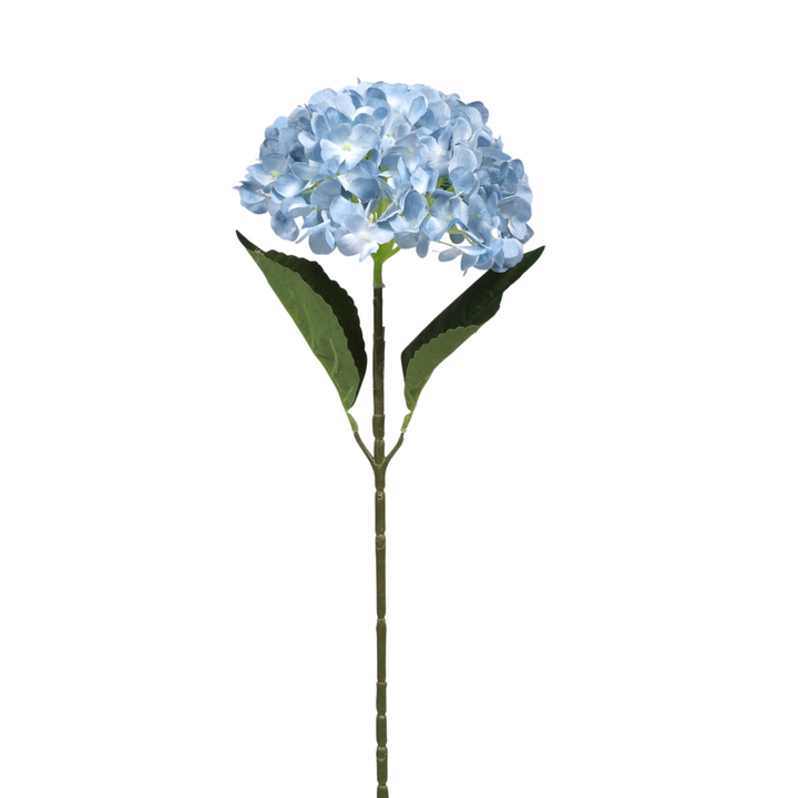 Artificial Hydrangea - Light Blue, single stem