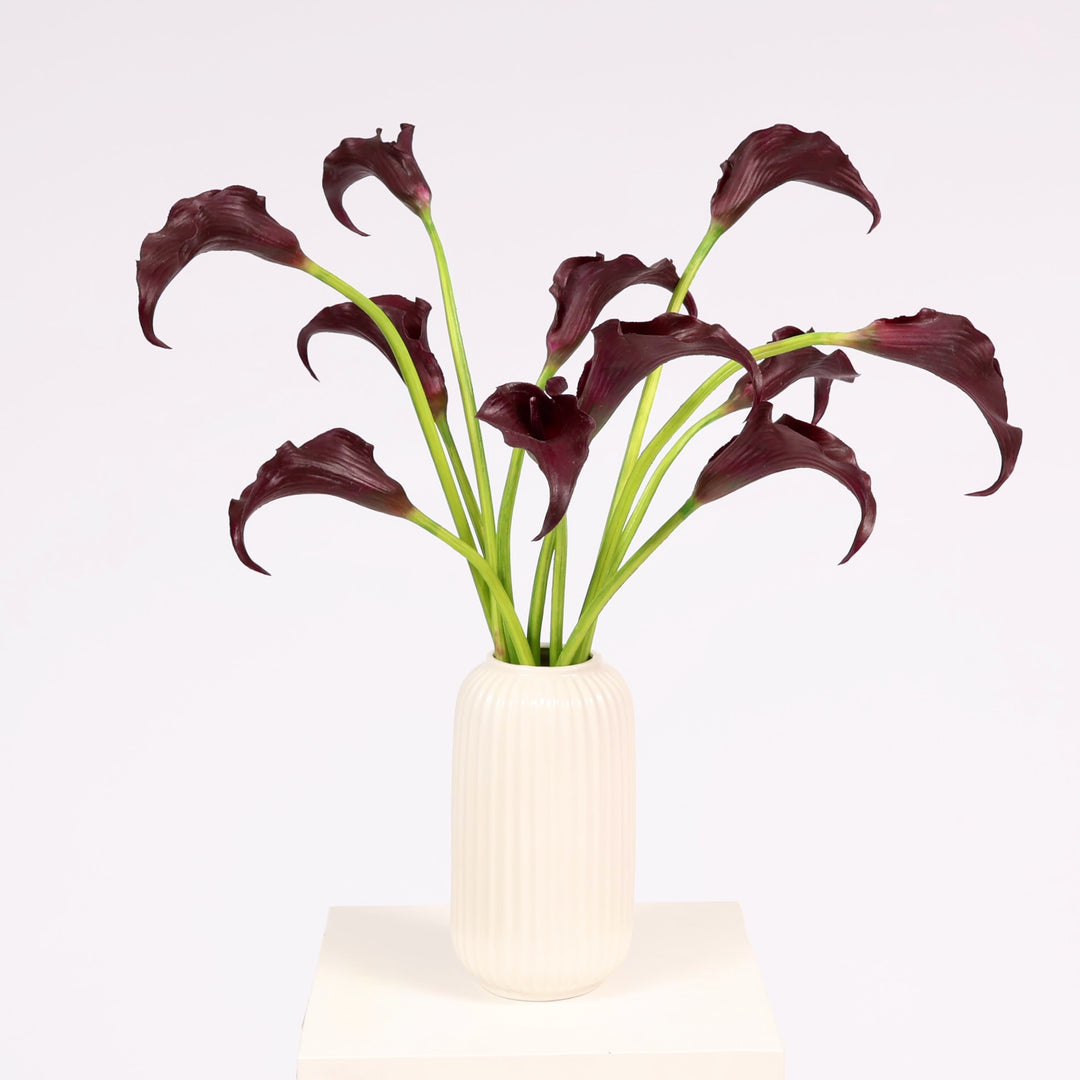 Artificial Calla Lily - Dark Purple