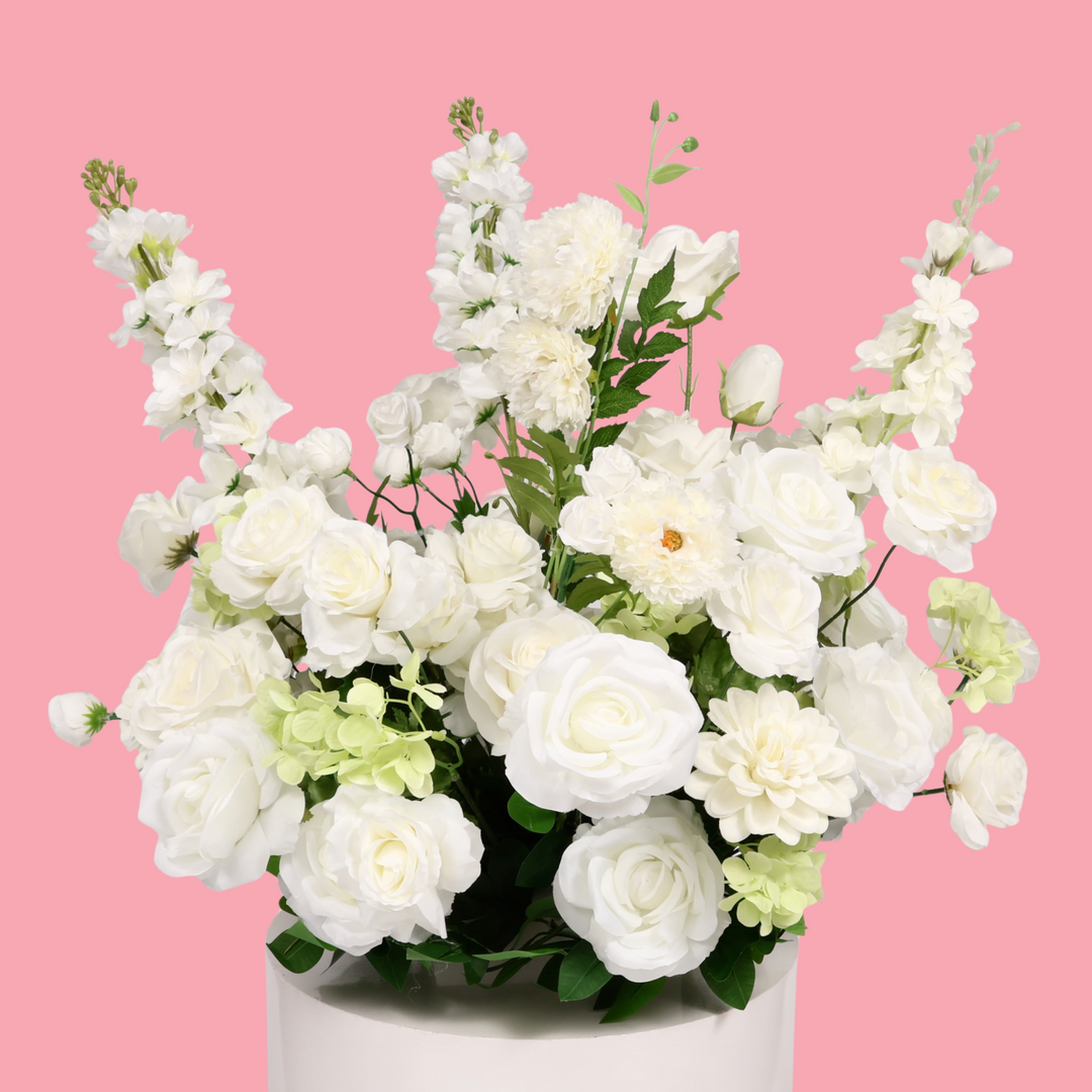 Artificial Flower Arrangement - White