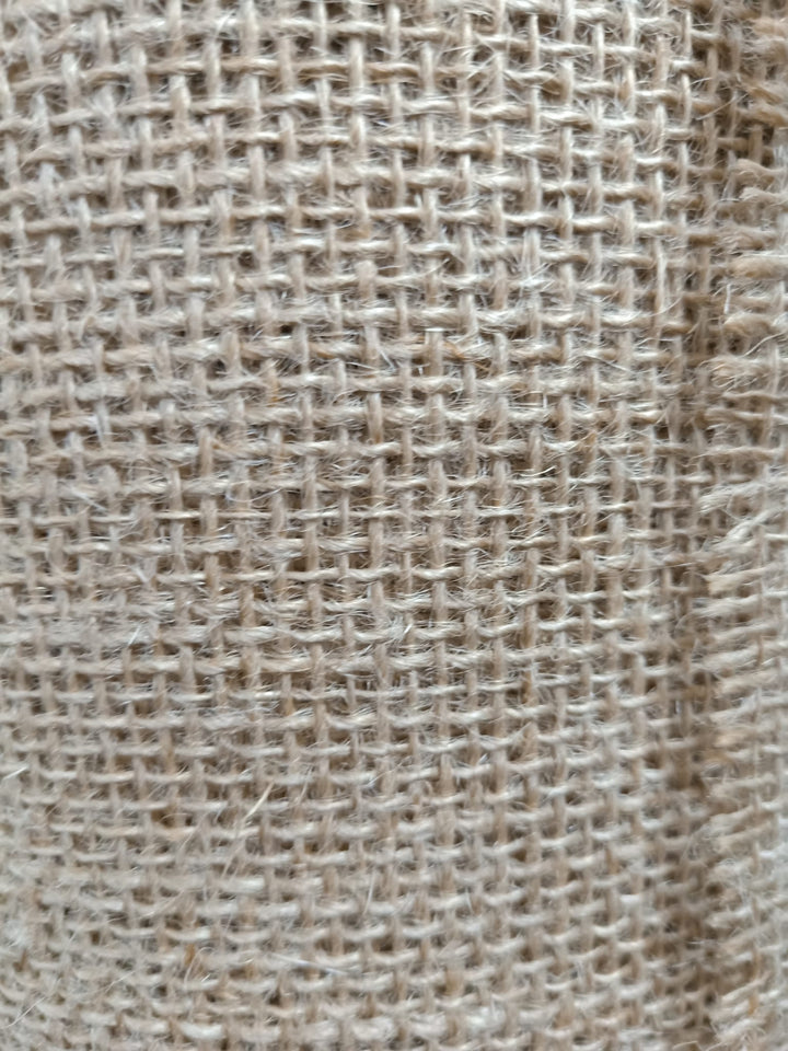 Hessian Aisle Runner 10m Closeup of material