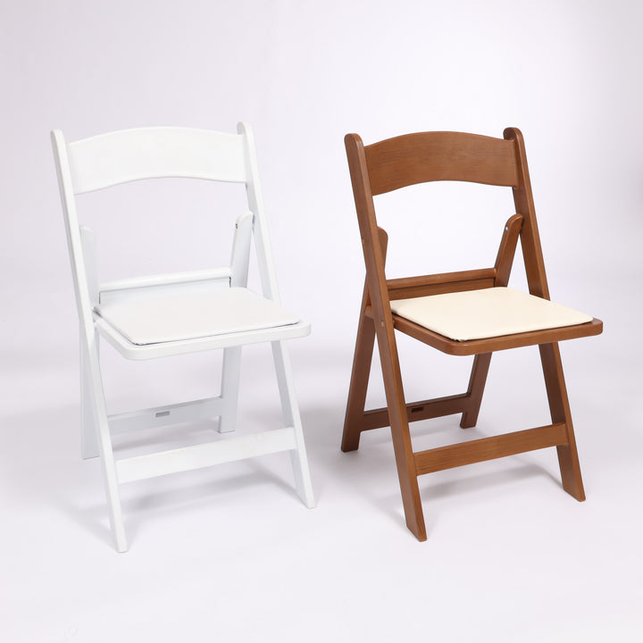 Americana Outdoor Folding Chair - Brown Wood Style the range