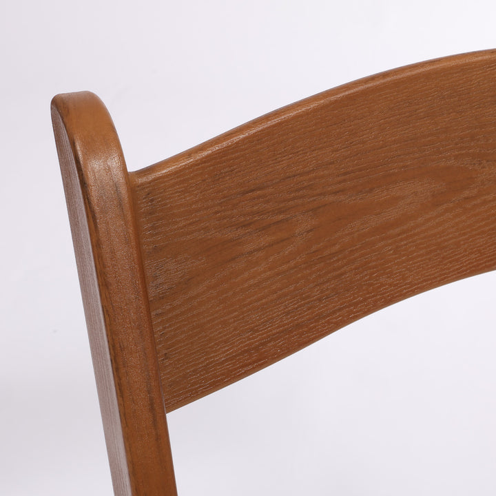 Americana Outdoor Folding Chair - Brown Wood Style wood grain finish