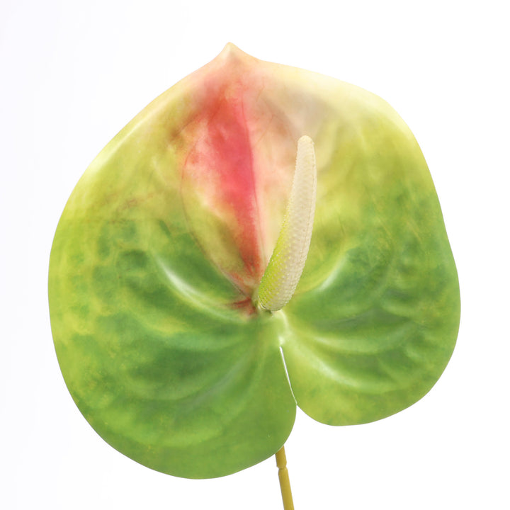 Artificial Anthurium Stem - Green close up