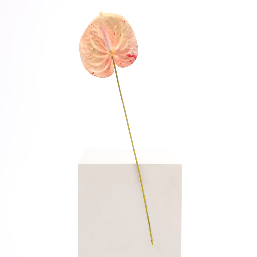 Artificial Anthurium Stem - Peach full product