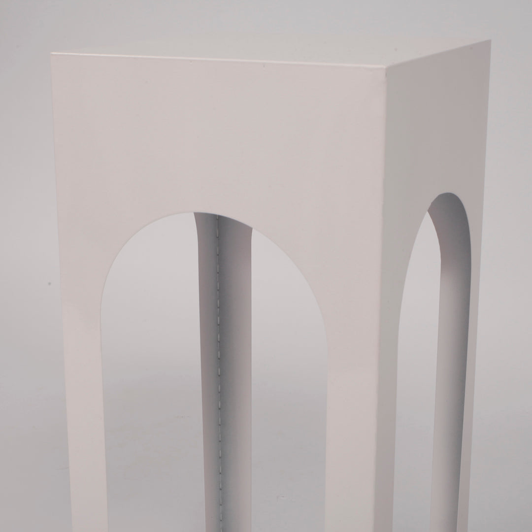 CLEARANCE Arch Column Plinth Centrepiece Set - White (3 pieces)