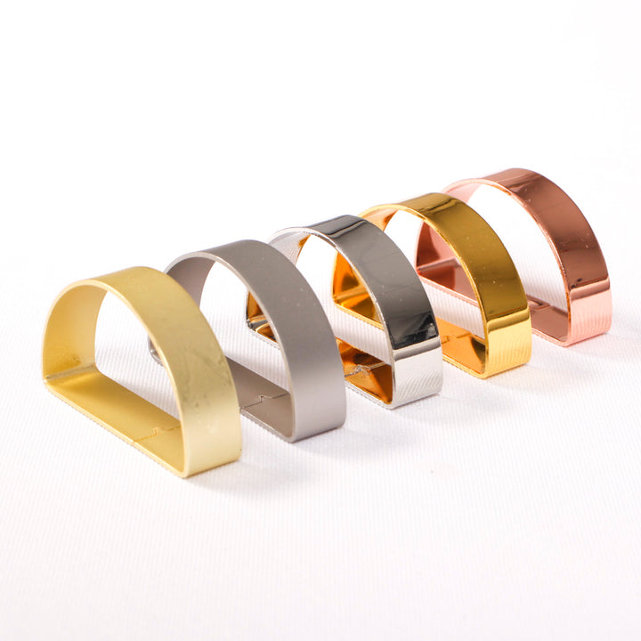 Arched Napkin Ring - Metallic Gold all rings