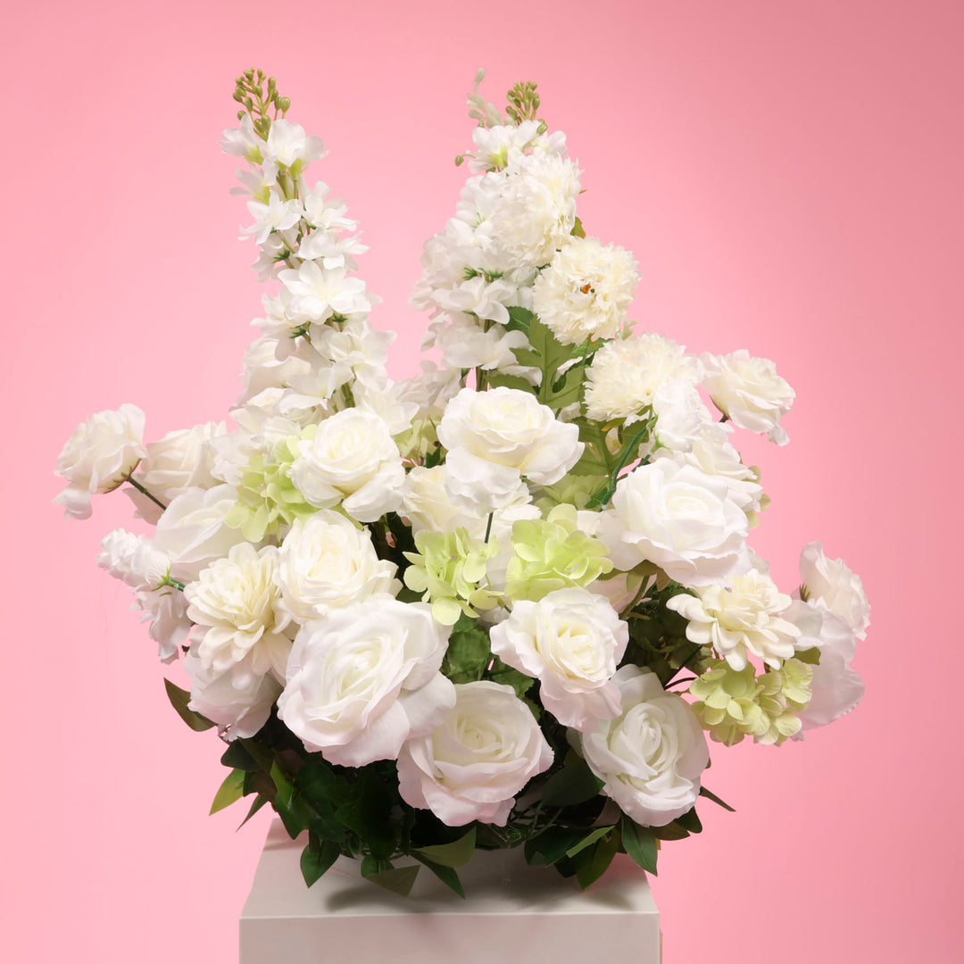 Artificial Flower Arrangement - White