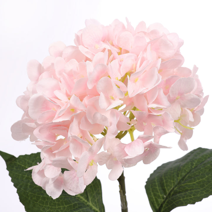 Artificial Hydrangea - Light Pink close up 3