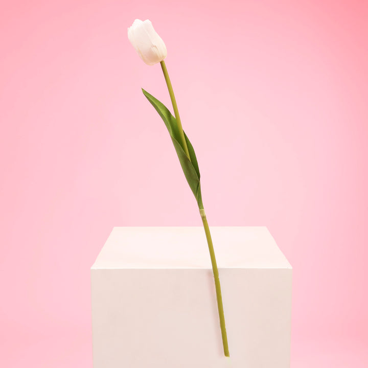 Artificial Tulip - White