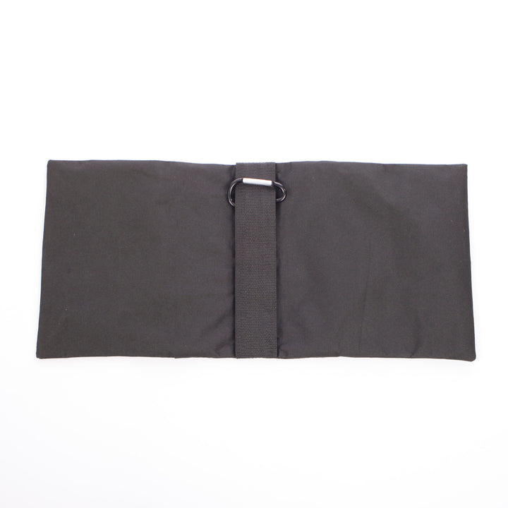 Weighted Sand Bag Black empty, flat, front side