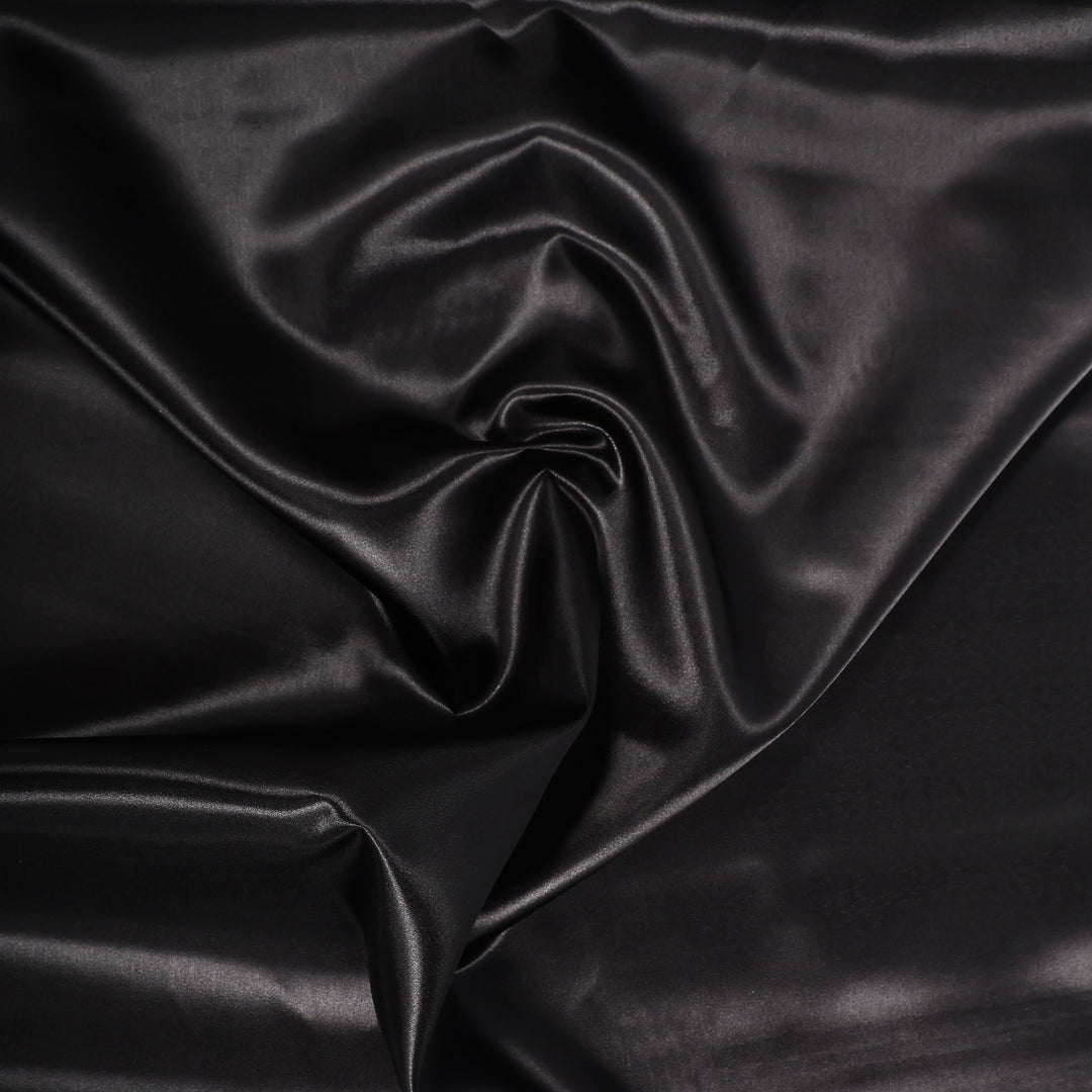 CLEARANCE Satin Fabric Roll - Black