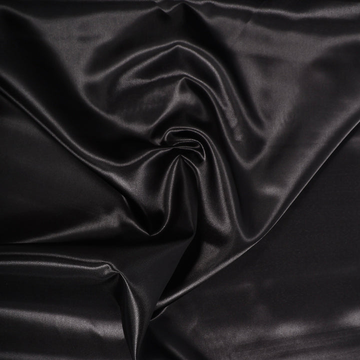 CLEARANCE Satin Fabric Roll - Black