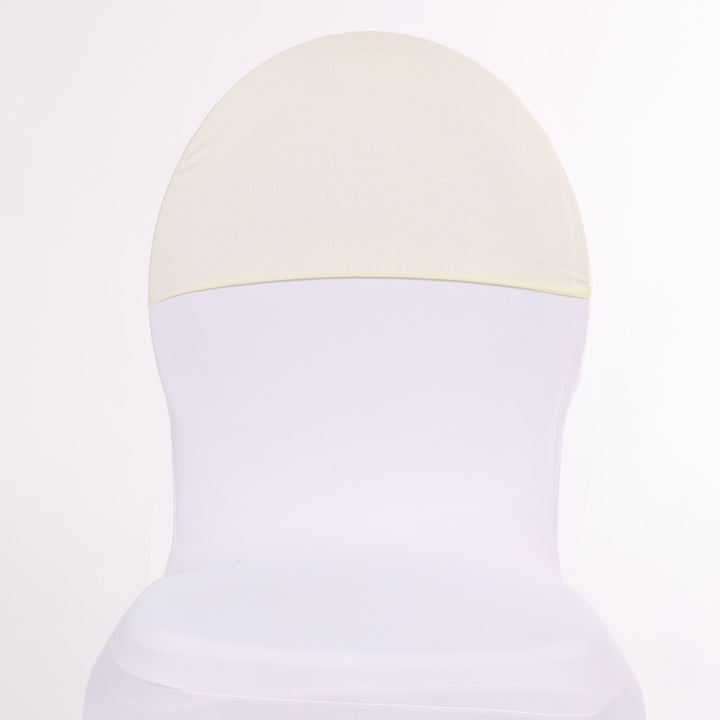Sheer Stretch Crepe Chiffon Chair Sashes - Ivory