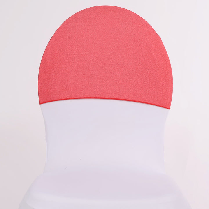 Sheer Stretch Crepe Chiffon Chair Sashes - Red