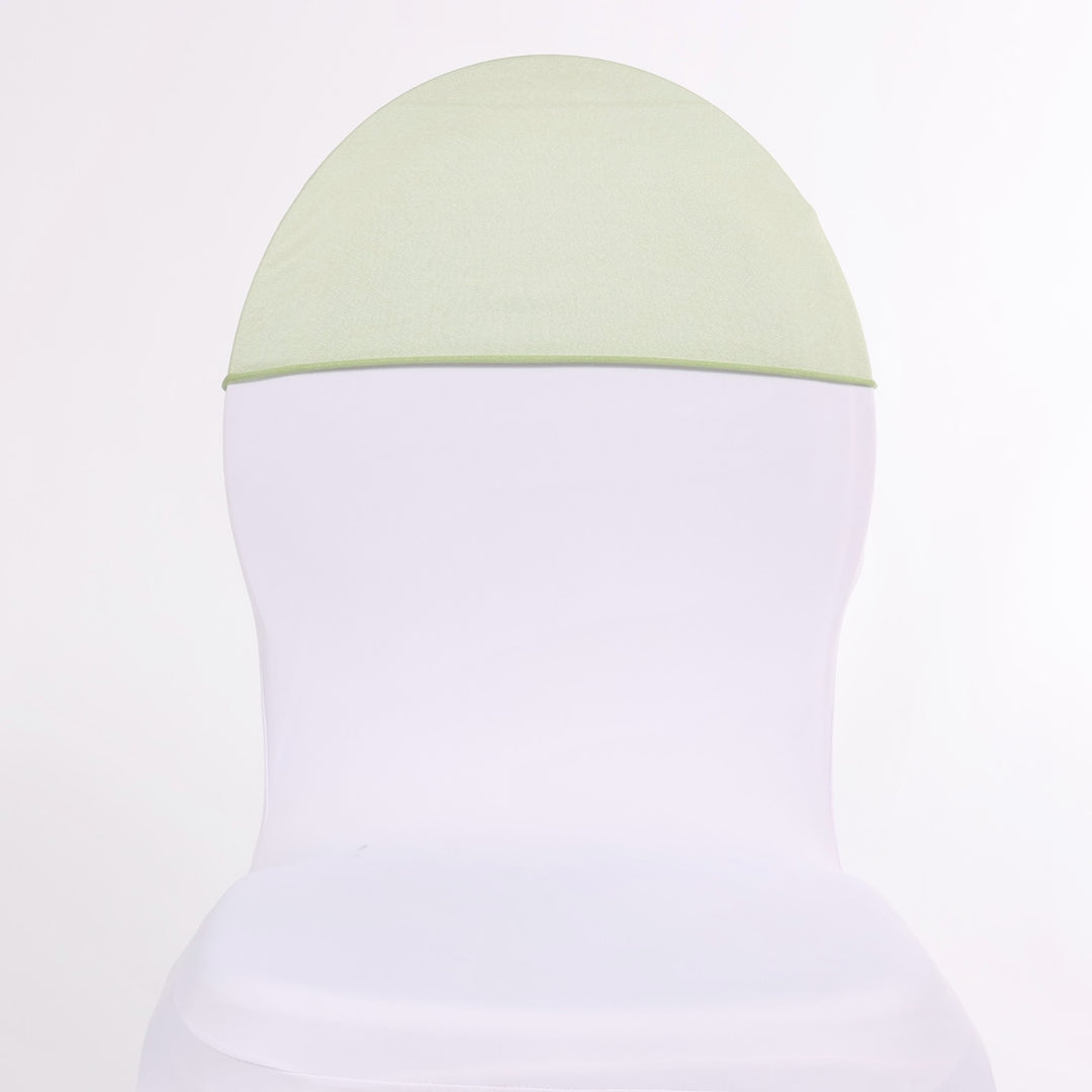 Sheer Stretch Crepe Chiffon Chair Sashes - Sage