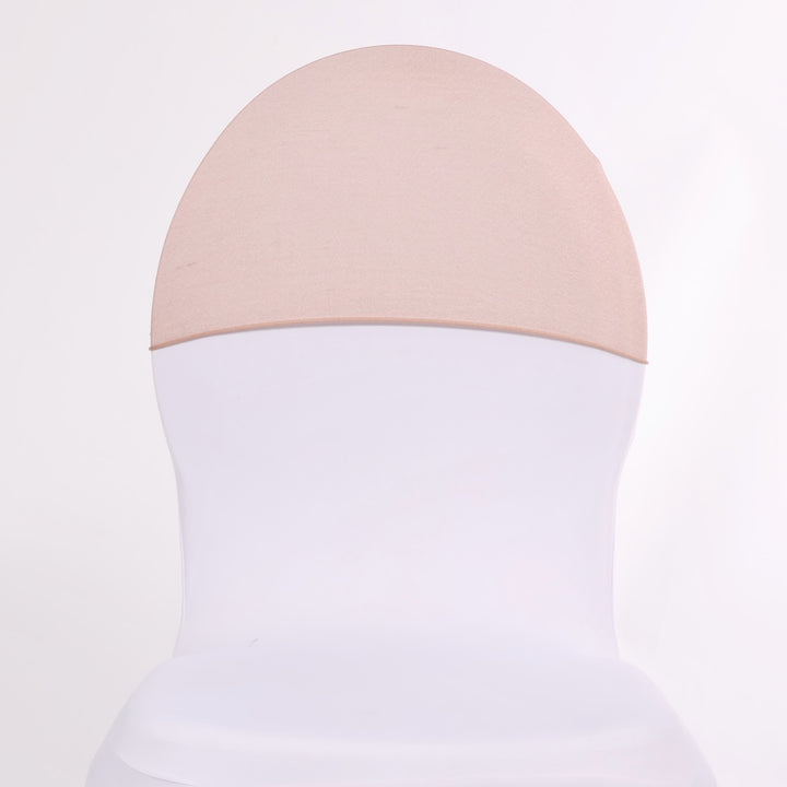 Sheer Stretch Crepe Chiffon Chair Sashes - Taupe