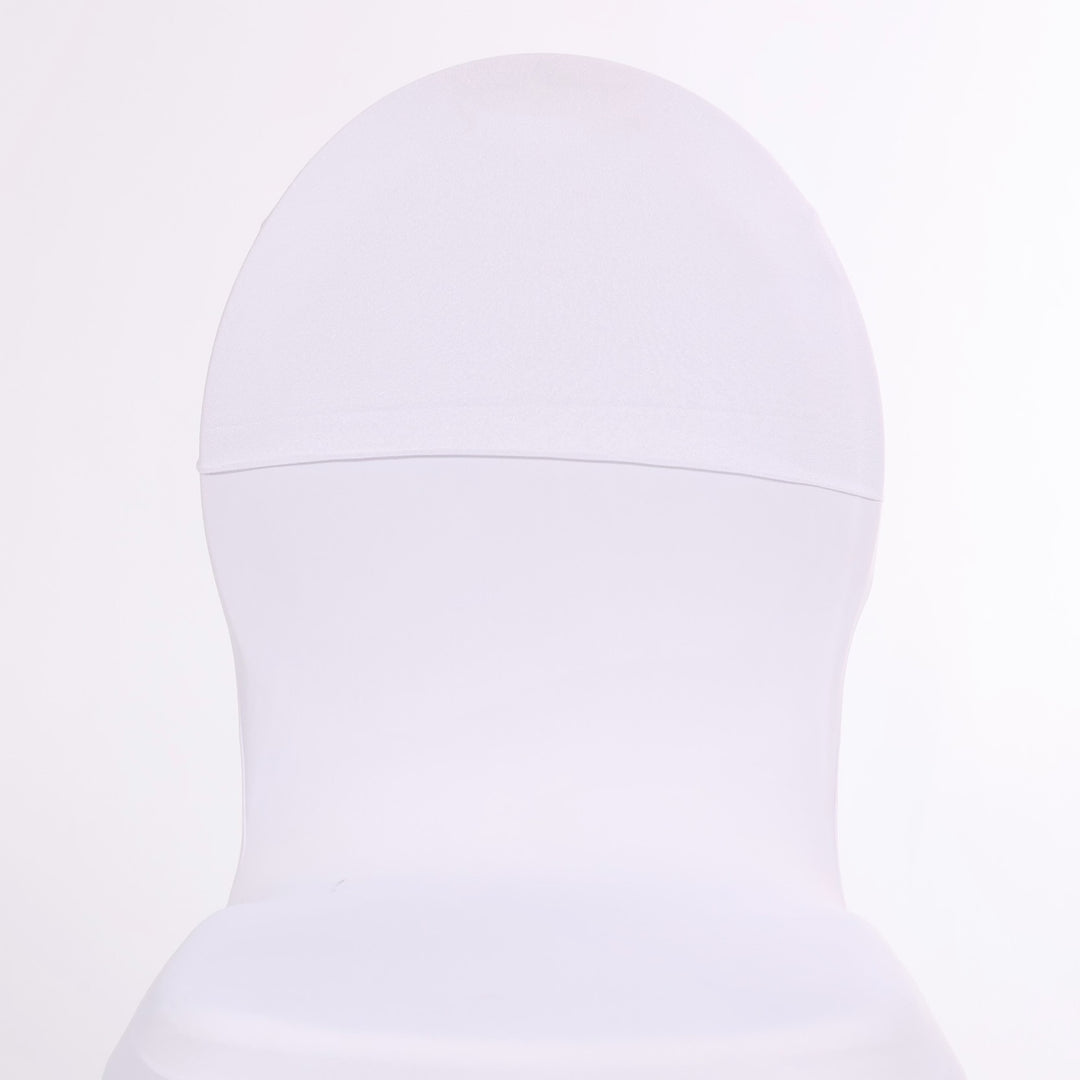 Sheer Stretch Crepe Chiffon Chair Sashes - White