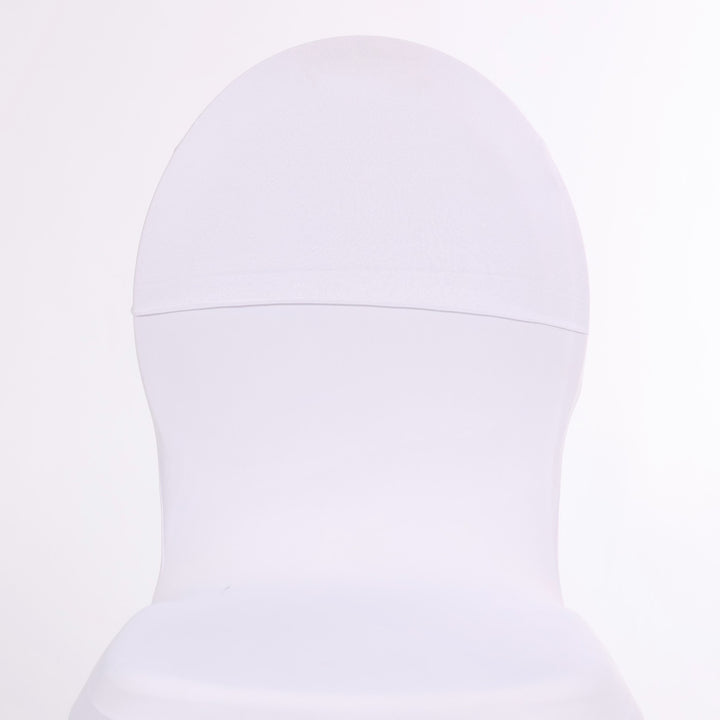 Sheer Stretch Crepe Chiffon Chair Sashes - White