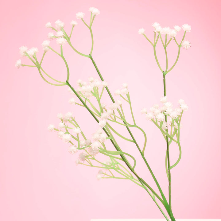 Baby's Breath Bouquet Filler Stems - White (60cm)