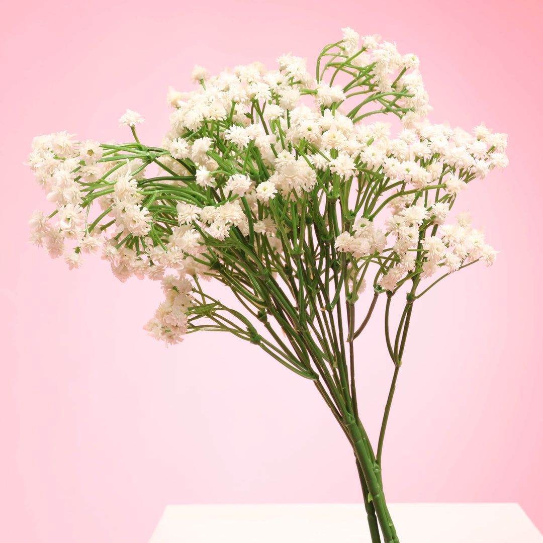 Baby's Breath Bouquet Premium Stems - White (60cm) in a bunch B