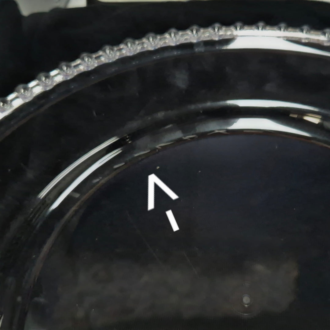 Small marks on Beaded Charger Plate