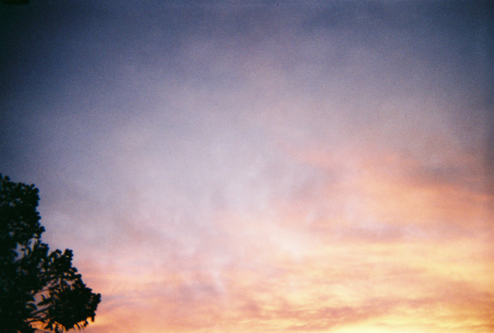 Film photo example - sunset