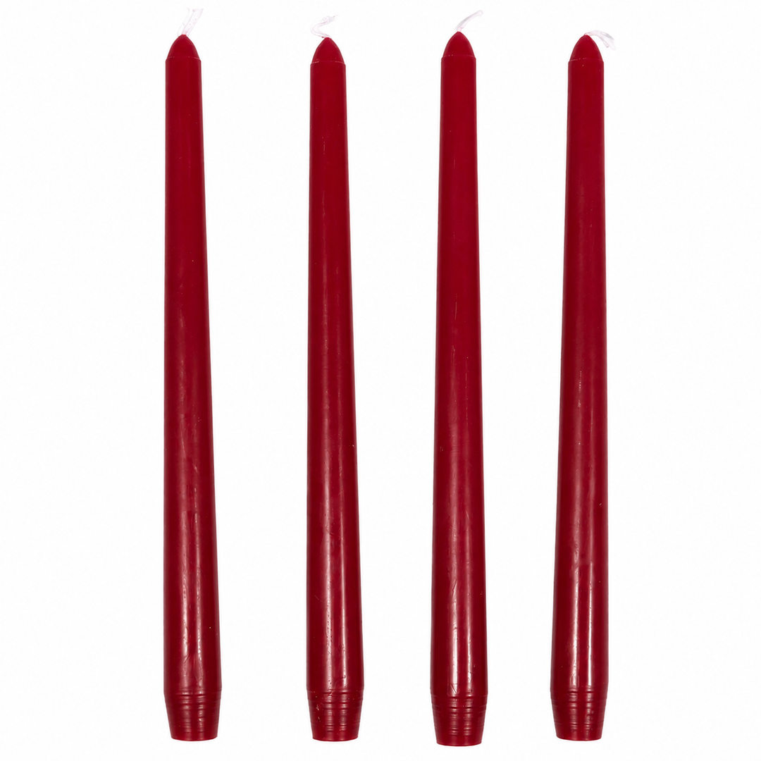 Taper Candles - Burgundy
